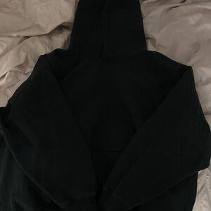 Aritzia Dark Green Sweatfleece Hoodie